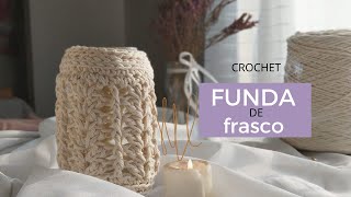 Como tejer una FUNDA PARA FRACOS en crochet