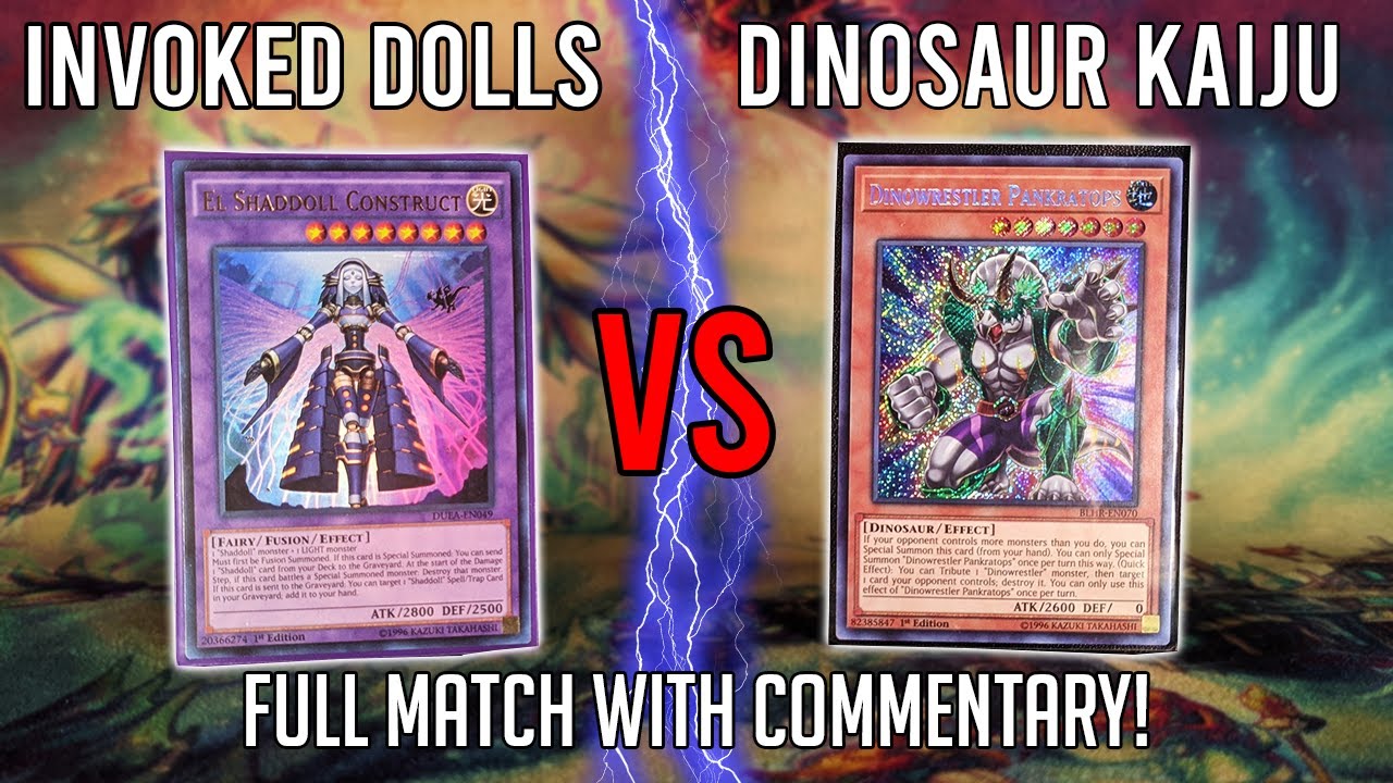 Yu-Gi-Oh! Dino Kaiju Vs Invoked Shaddolls | Round 4 - Locals Feature Match (5/1/21)