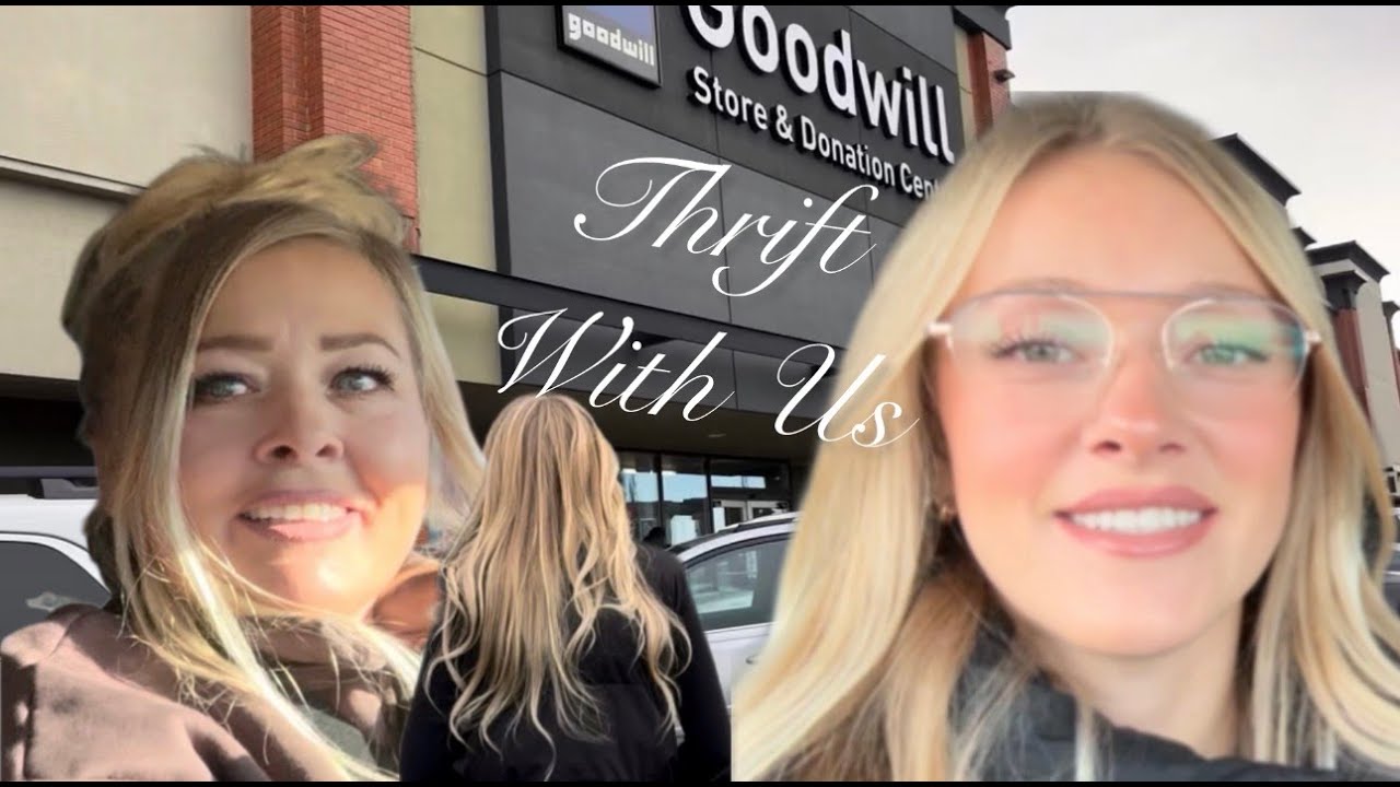 Cut! Take Two!/Thrift With Us!/ We both filled our carts!/ Mom - daughter rivalry!/ Good Times, lol