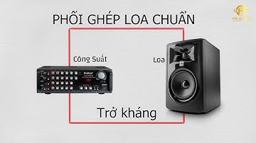 Trở kháng của loa là gì ? Cách phối ghép Loa và Công Suất Chuẩn để loa không bị cháy.