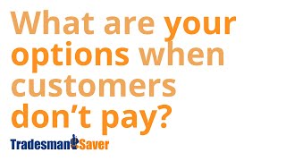 How to chase payment when your customers don't pay.