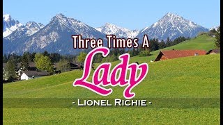 Three Times A Lady - Lionel Richie (KARAOKE VERSION) chords