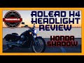 Honda Shadow AOLEAD H4 LED Motorcycle Headlight Bulb Review