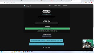 MINING ETI ZEPH NEXA DI WINDOWS 11 || Zephyr Protocol , Etica , Nexa II harga tertinggi di hashrate