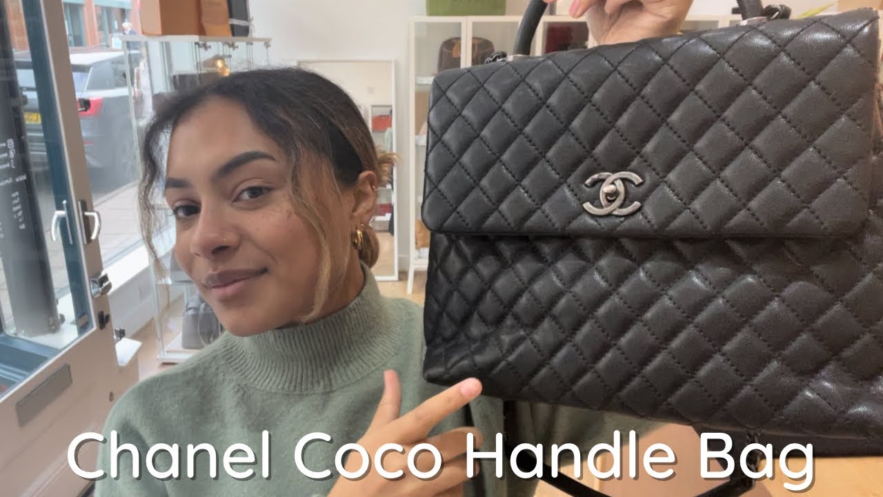 chanel coco handle bag sizes