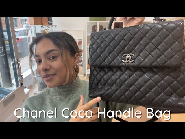 chanel coco handle bag sizes