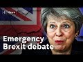 Emergency Brexit debate LIVE