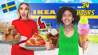 Eating Only iKEA FOOD For 24 HOURS!!