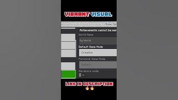 MCPE Vibrant Visuals Shader | Download Link in Description! 🔥🔥