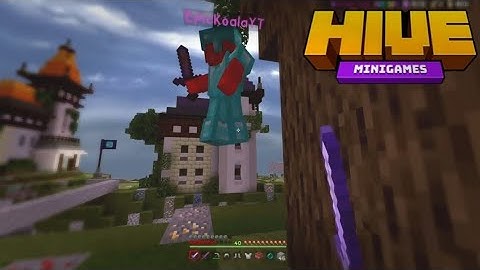 Using autoclicker on The Hive / MCPE The Hive pvp combotage