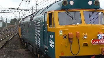 50007 & 50049 London - Glasgow arriving at Carlisle 07/10/2017