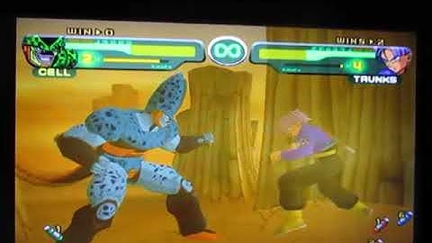 Dragon Ball Z Budokai(Gamecube)-Cell vs Trunks