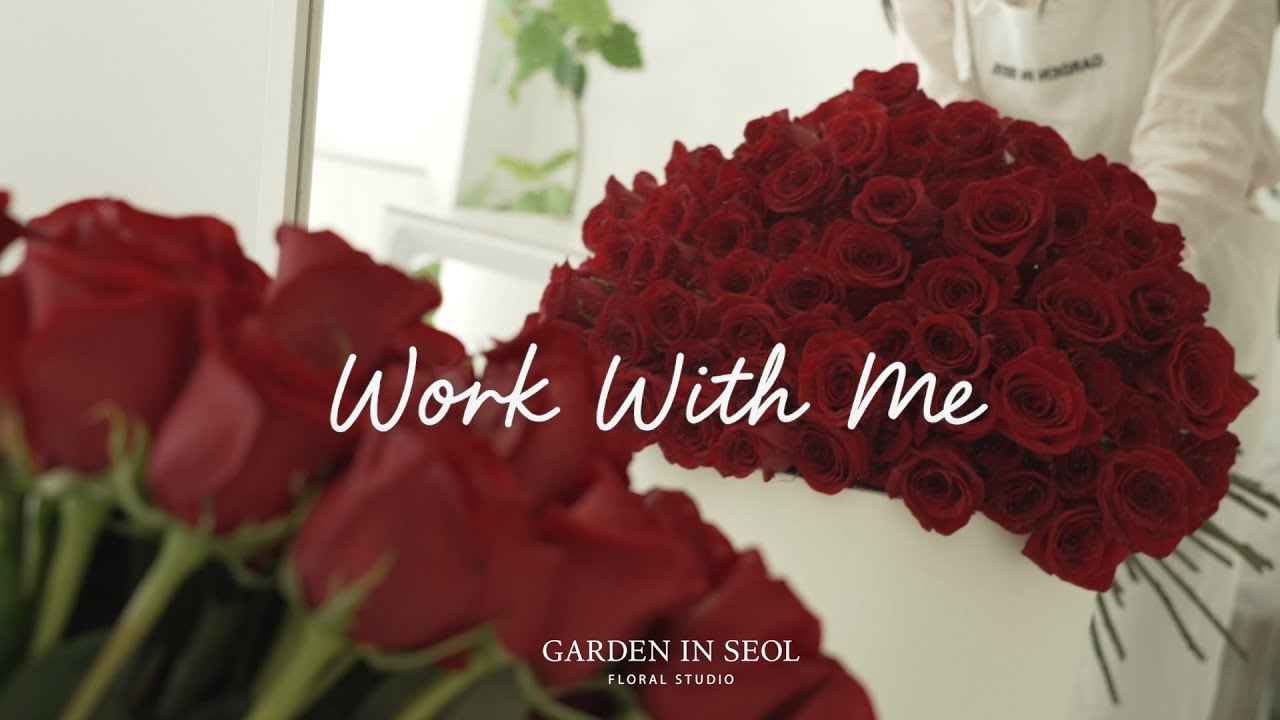 Work with me (1 Hour) | 🌷Спокойный цветочный магазин ASMR & Мягкая музыка | Bouquet & Conditioning