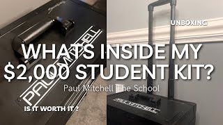 WHAT’S INSIDE MY $2,000 STUDENT KIT ? 👀 | IS IT WORTH IT ?! | PAUL MITCHELL THE SCHOOL