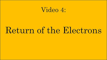 Dissecting the Standard Model of Particle Physics - Video 4: Return of the Electrons
