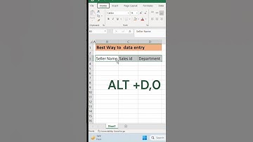Tip For Data Entry Operator
