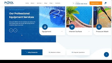 Pooler - Pool Services HTML Template Pool Maintenance pool service