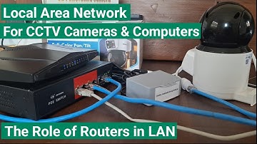 How to setup a local area network for CCTV Cameras to be viewed on computers : the role of a router