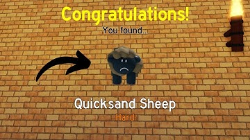 How To Get Quicksand Sheep in Find The Sheep | Roblox