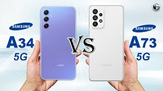 SAMSUNG A34 5G vs SAMSUNG A73 5G || Full Specs Comparison