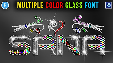 Glass Font Editing On Ps Touch PixelLab Step By Step How To Make Glass Font editing|Zarraq Creation