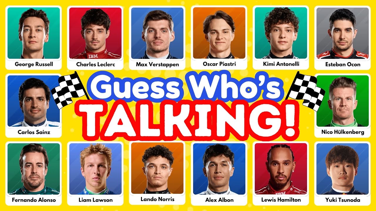 ULTIMATE F1 QUIZ CHALLENGE! GUESS THE VOICE, EYES & TRACK | 2025 EDITION