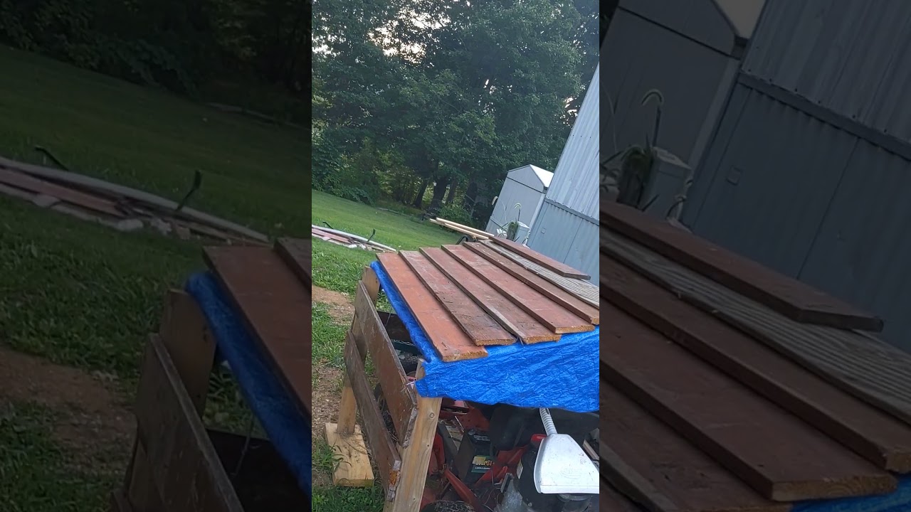 Replacing old mobile home guttering and fascia board part 1 YouTube