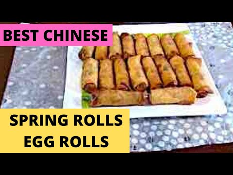 Best Chinese Spring Rolls/Egg Rolls #CookWithNancy