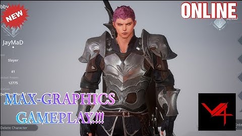 V4 GLOBAL (ENG) 2020 Online Unreal-Engine MMORPG Max Setting Mobile-Gameplay