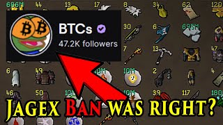 Jagex BANNED Oldschool Runescape's Richest Player for RWT