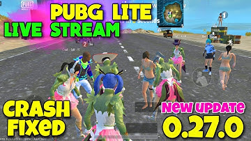 PUBG MOBILE LITE 0.27.0 PLAYING IN LIVE STREAM - PUBG LITE CRASH PROBLEM FIX - FMG GAMING