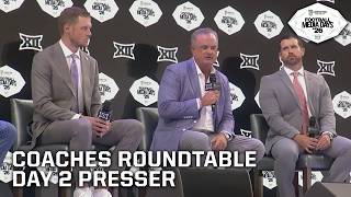 Coaches Roundtable Day 2 Press Conference | 2026 Monster Energy Big 12 Football Media Days