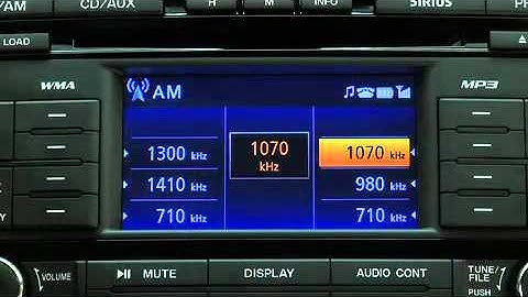 2011 - 2007 Mazda CX-9 Audio Control And Rearview Camera Type With Bose Tutorial