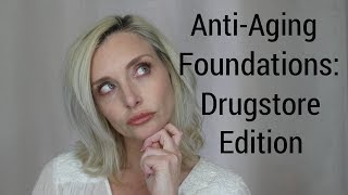 Testing Anti-Aging Foundations | Do They Deliver the Advertised Results? | L&#39;Oreal &amp; Revlon
