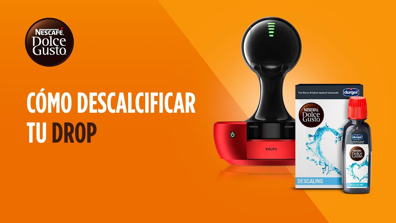 Cómo descalcificar tu cafetera automática Drop | NESCAFÉ Dolce Gusto -  YouTube