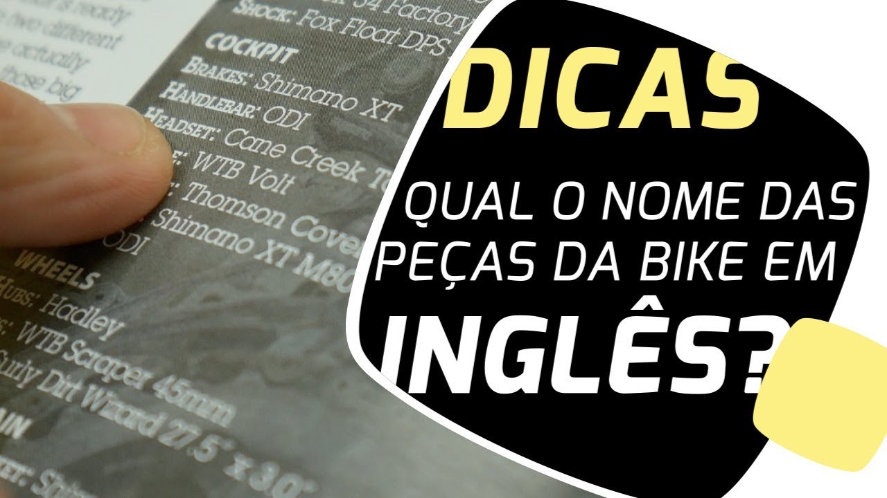 Bicicleta em inglês: as Partes, Acessórios e Tipos - English Experts