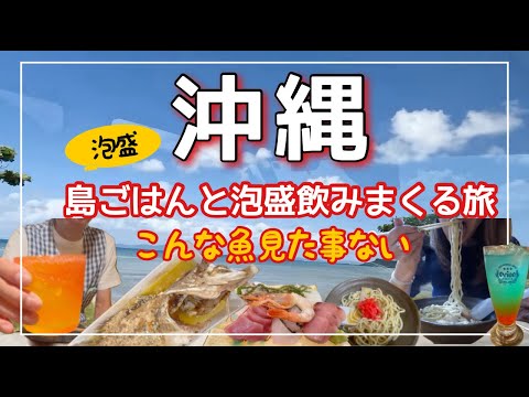 【沖縄旅】旨い島ごはんと泡盛の旅/国際通り屋台から絶景の海魚ランチ満喫/50代夫婦の呑兵衛食べ飲み歩き