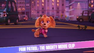 Paw Patrol The Mighty Movie - Ryder Saves Skye From The Meteor