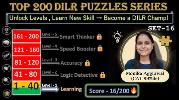 Set 16 | Top 200 DILR Puzzle Series| CAT 2026| Clues are messy , Only logic can fix them