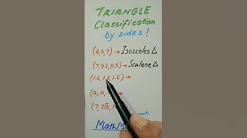 Classification of Triangles#With respect to sides#Side based classification#Triangles