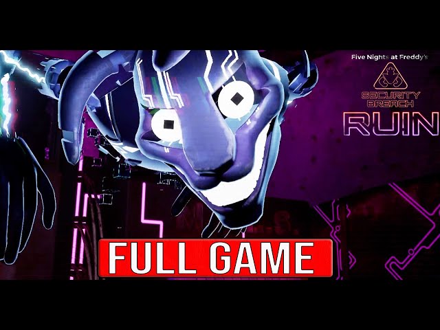 FNAF Security Breach - Full Game Gameplay Playthrough - Five Nights at Freddy's  Security Breach 