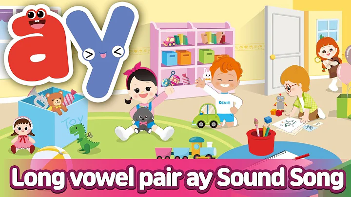 Long vowel pair AY Sound Song l Phonics for English Education