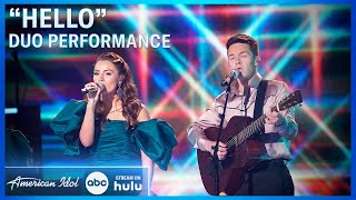 Jack Blocker & Emmy Russell Perform 'Hello' by Lionel Richie  American Idol 2024