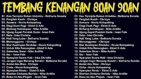 🌹 Tembang Kenangan 80an 90an Terbaik | Lagu Lawas Indonesia Populer Sepanjang Masa 💖  Terbaik 🎶