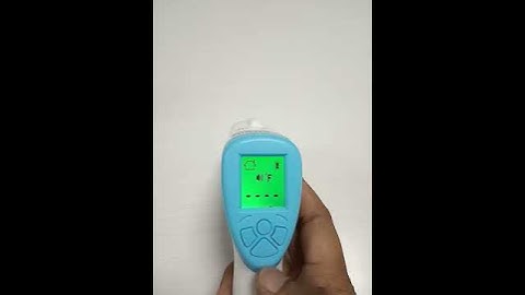 CP Plus IR thermometer,Model No. GP-200 (A), How to set thermometer on forehead mode.