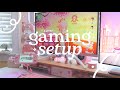 A tour of my cute gaming setup for a comfy  lazy summer  feat some unboxings 