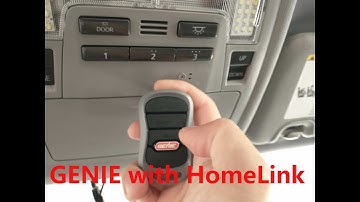 How to reset and progam Toyota, Lexus HomeLink to GENIE garage door opener the easy way.