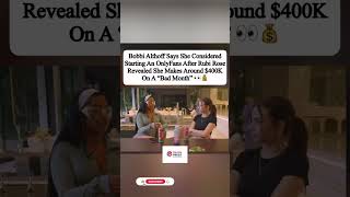 Bobbi Althoff reacts after Rubi Rose reveals jaw-dropping OnlyFans earnings 💸😳 #shorts #viral