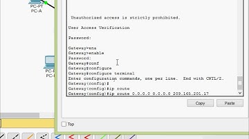 Port Address Translation Part-4 Configuring Static Routing & Verify Network