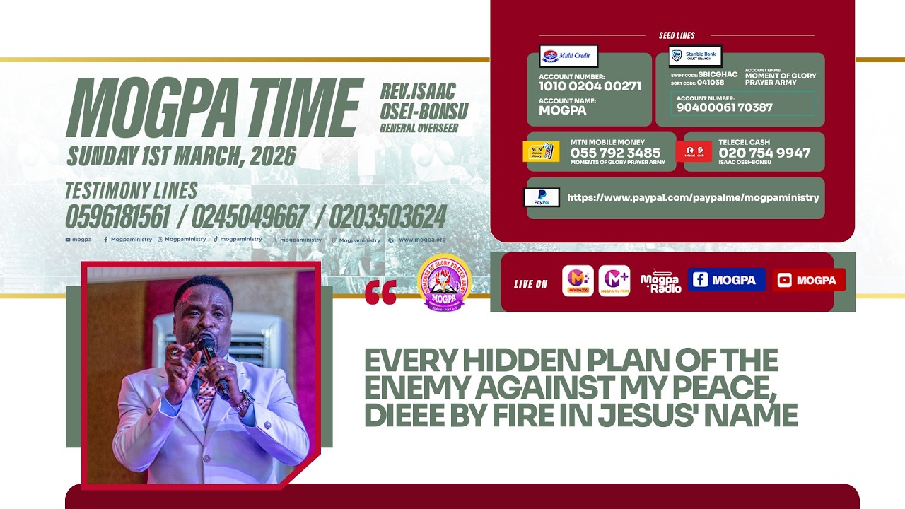 STANDING AGAINST ANTI- PEACE PLANS || MOGPA TIME WITH REV O B || o2 - 03 - 2026